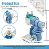 Refrigerator Water Part Water Inlet Valves Plastic Metal Construction Efficient Installation Leak Prevention Design