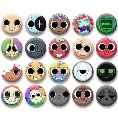 Spiel-Peripherie-Charaktere Broschen auf Kleidung Pebble Shelly Bobette Vee Cartoon-Abzeichen Sammlerstück Anstecknadeln Fans Schmuck Geschenke