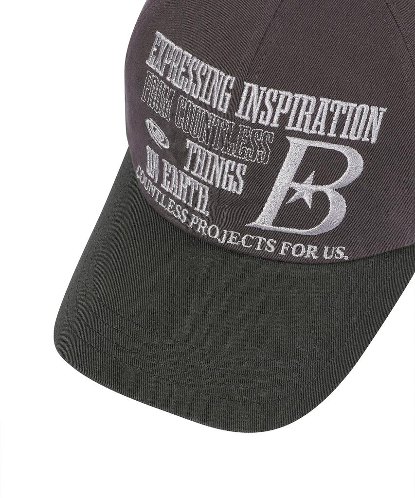 BAUF B Logo Ball Cap [Vintage Purple]