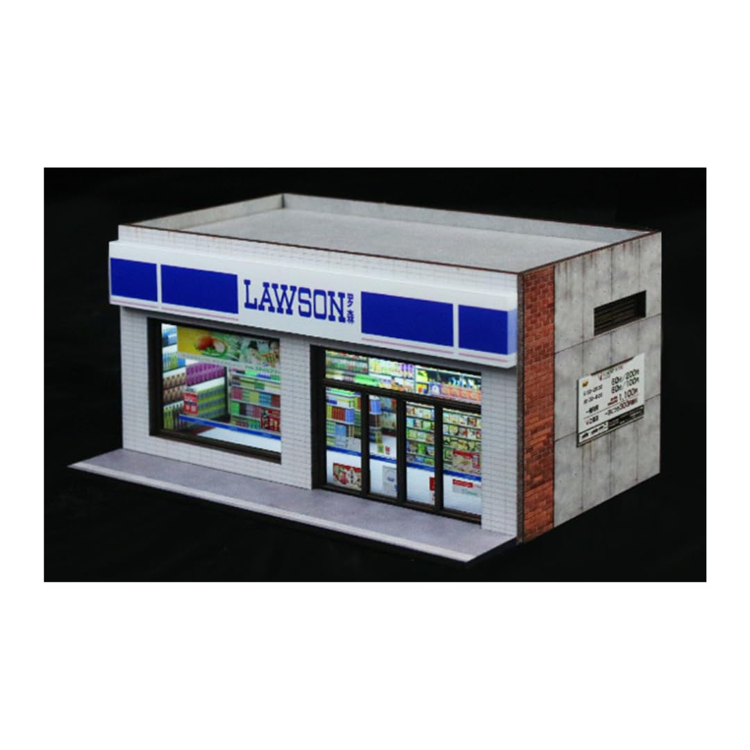 

Moreart 1/64 Scale Convenience Store Model Parking Lot Diorama Garage Miniature Cars (MO941103) [Parallel Import]
