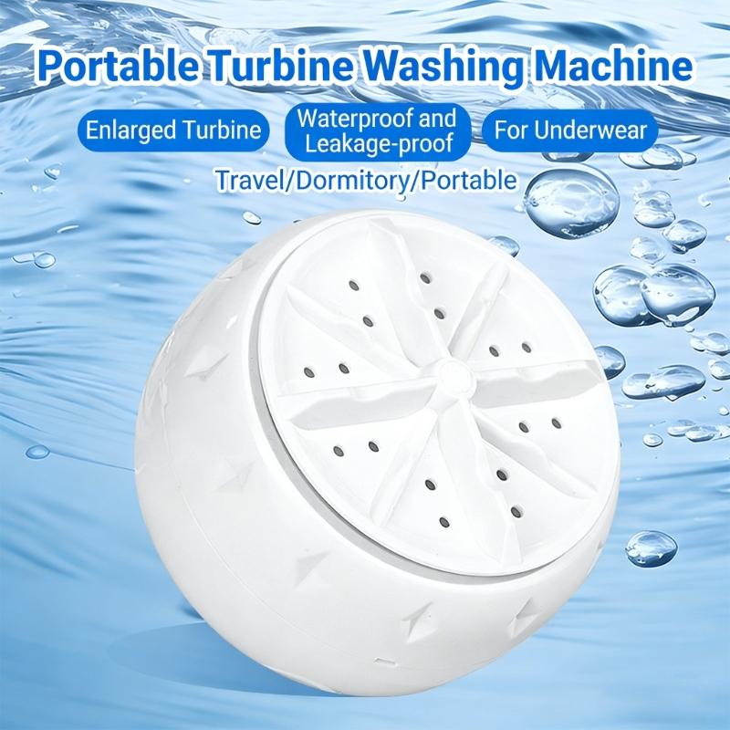 Powerful Dishwasher Portable Electric Cleaning Device ABS Texture Clothing Washing Machine for Travel Kitchen Home Use