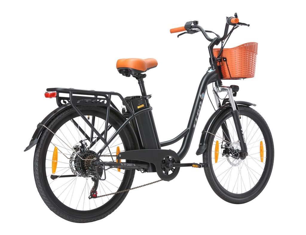 TTGO YY-26ST Electric Bike  Adults - 250W Brushless Motor 36V14.5Ah Battery 120KG Max Payload Ideal for Urban Commutes