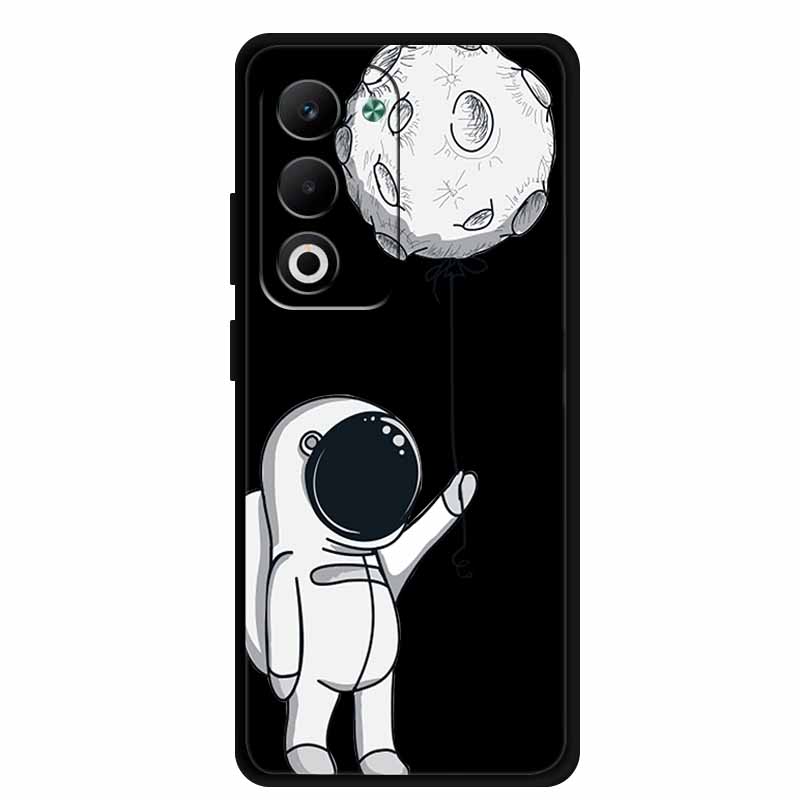Coque For OPPO A5m A5i Pro Case Cartoon Cat Black Silicone TPU Soft Phone Case For OPPO A5 5G 4G Global Back Cover Case Funda