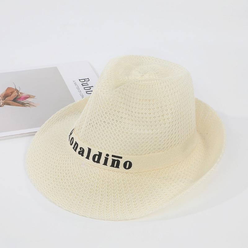 Men's hat sunscreen sun hat summer new trend cool hat middle old man straw hat top hat bucket hat