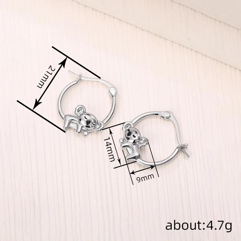 New Fashionable, Elegant, Light Luxury Ear Buckle, Advanced, Elegant, Fashionable, Round Design Jewelry Accessories