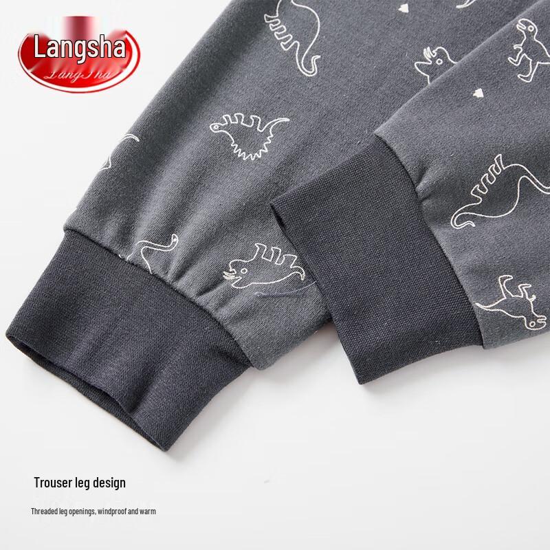 Langsha Boys' Cotton Long Underwear Set