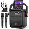 JYX Wireless Microphone and Speaker Bluetooth with Enhanced Perfect for Home Street School Outdoor Disaster Street and More Set, 5.0 Compatible, Bass,
