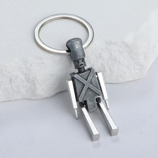 Creative Robots Keychain for Car Keys Purse Handbag Backpack Travel Bag Robot Pendant Keychains Cute Keychains Gifts for Men Friends Teacher Robot