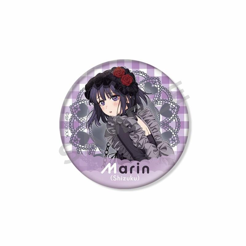 My Dress-Up Darling Anime Brooch Pin Kawaii Cartoon Figure Marin Kitagawa Badge Bag Hat Accessories Animation Peripheral Gifts