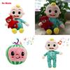 Kawaii Musikpuppe Cocomelon Wassermelone Plüschtier mit melodischen Liedern und weicher Textur für Kinder
