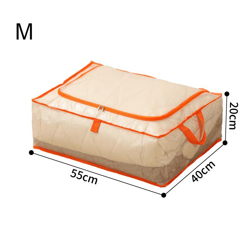 

1Pc Storage Bags with Zipper, Large Capacity - Closet, Underbed Storage Organizer for Clothes, Bedding, Toys, Pillows & Blankets