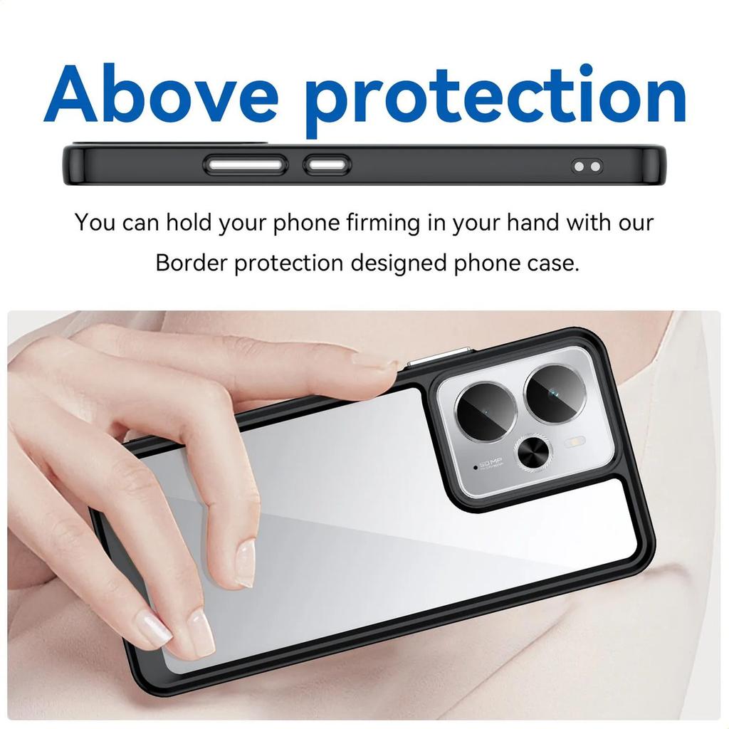 Phone Case For Phone Case For Oppo Realme 14 5g, Clear Transparent Phone Case Cover For Oppo Realme 14 5g
