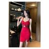 Spicy Mesh Bodycon Dress: Sexy Autumn/Winter Short Sleeve Low-Cut Skirt for Women