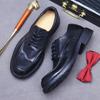Light Luxury Cowhide Sole Goodyear Handmade Shoes Men's Shoes Genuine Leather Trend Business Shoes Men's British Men's Leather Shoes