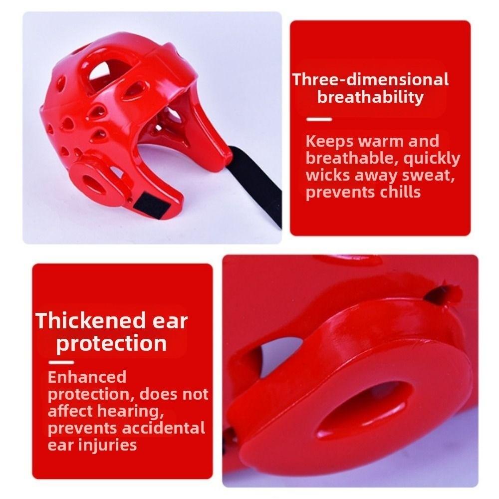 Portable Muay Thai Helmet S/M/L Kickboxing Helmet Sports Helmets Taekwondo Helmet Gear  Fitness