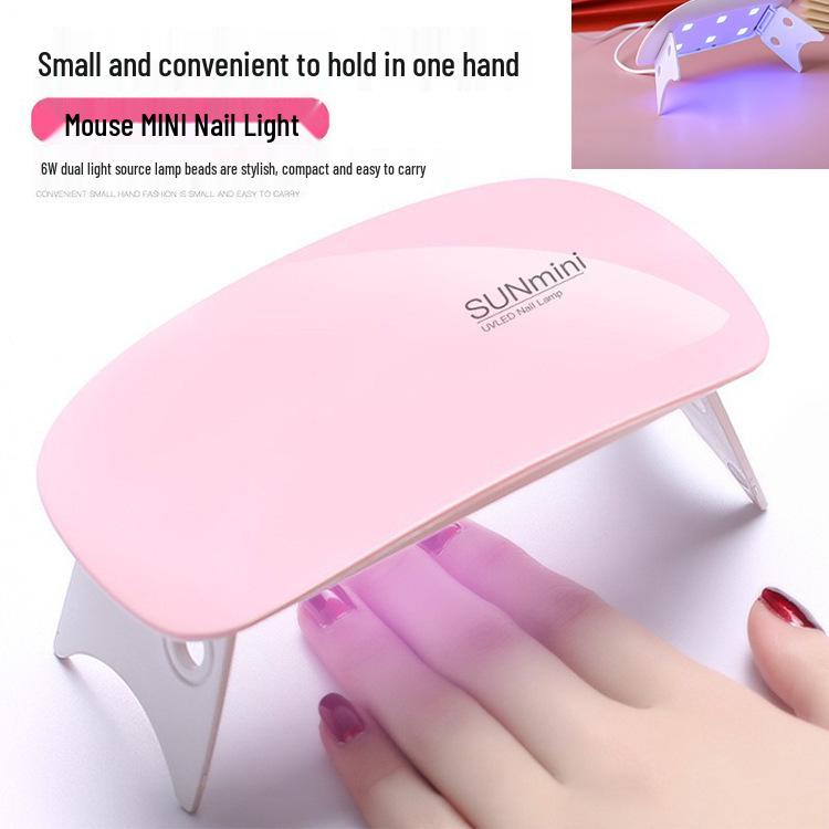 Portable Nail Art Curing Lamp: Handheld, Compact Mini UV Gel Phototherapy Light for Nail Polish and Tips