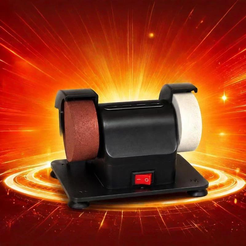 1Pcs Tabletop Grinding Polishing Machine Small Grinding Wheel Machine Household Grinding Wheel Machine Knife Sharpener