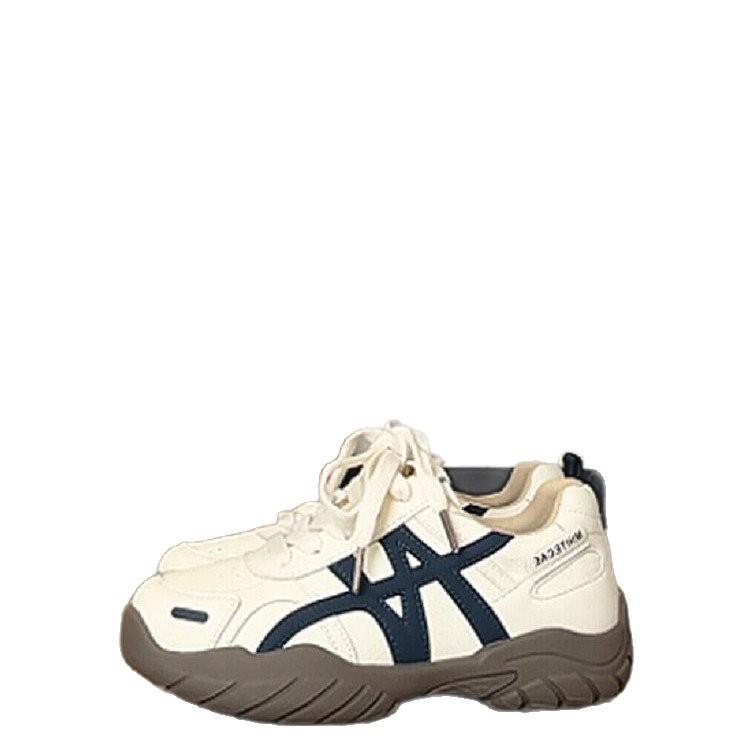Soft Leather Version~ Thick-soled Inner Height-increasing German Training Shoes for Women In the Autumn of 2025, the New Versatile Forrest Gump Spor