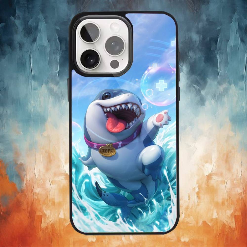 

J-Jeff The Land Shark Phone Case For iPhone17,16,15,14,13,12,11 Plus,Pro Max Magnetic Magsafe Wireless Charging iPhone11