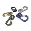 CIE 2ROOMS CARABINER NATO Set of Lightweight and Aluminum Carabiners BLACK, 2, Carabiners, Cordura, Men's Women's,