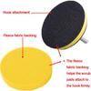 SIQUK 16 Pieces Buffing Pads 3 Inch Car Polishing Pad Kit Foam Polish Pads Wax Buffer Polisher Attachment For Drill
