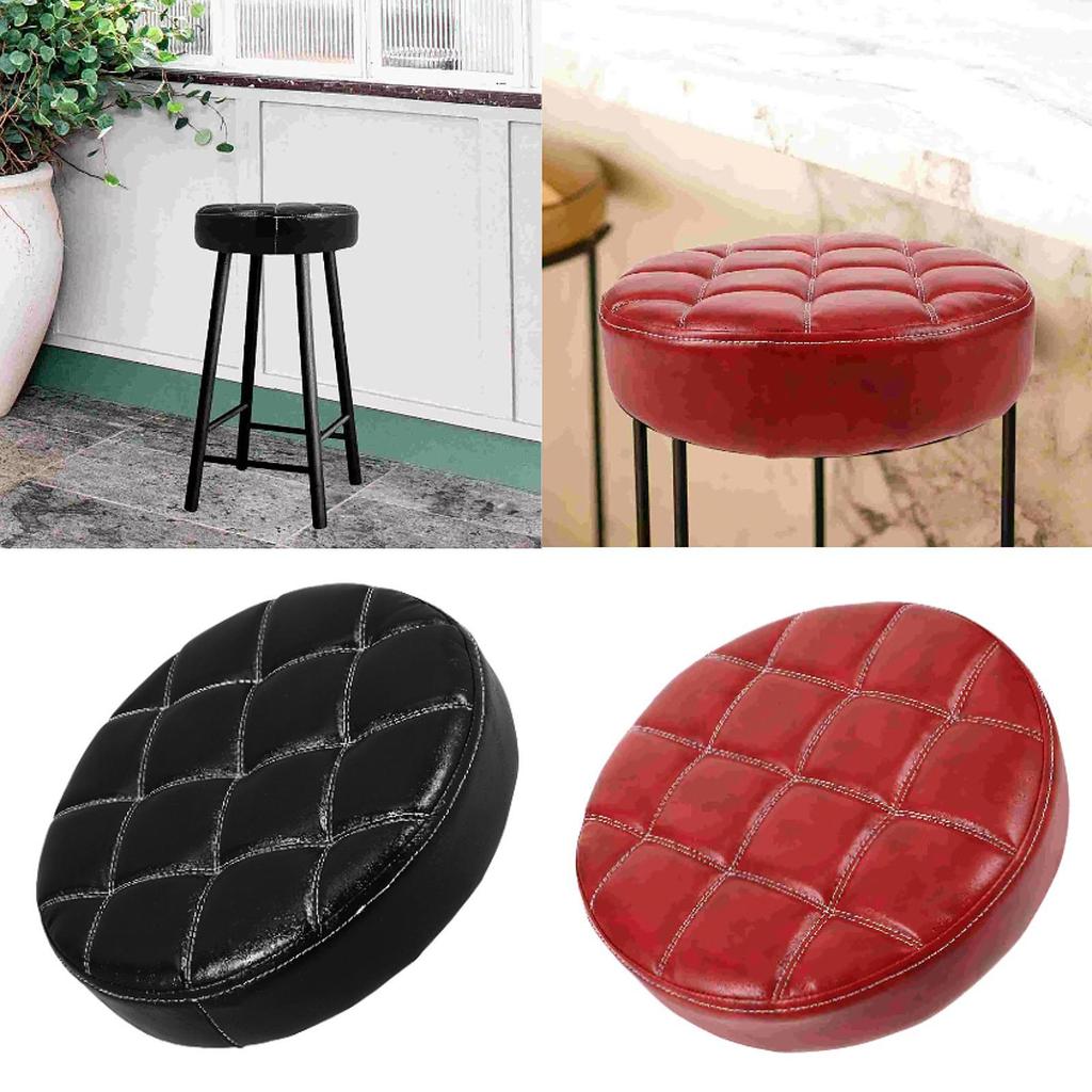 Round Seat Cushion for Bar Stool Seat Top Replacement for Barber Shop SPA