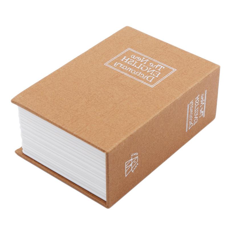 Mini Secret Stash Money Safe Box Hidden Casket Book Box With Lock Secret Vault Password Small Safe Bank Storing Money