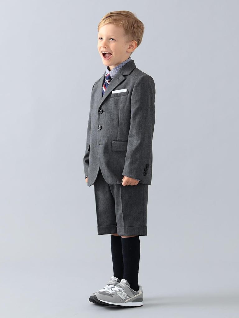 Kodomo Beams CHOPIN with Kodomo BEAMS Ceremony Gray Suit Set Kids GREY 110 (Sizes 110-130cm)