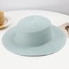 New Color Flat-top Straw Hat Women's Summer Sunshade Sunscreen Hat Versatile Beach Travel Breathable Sun Hat