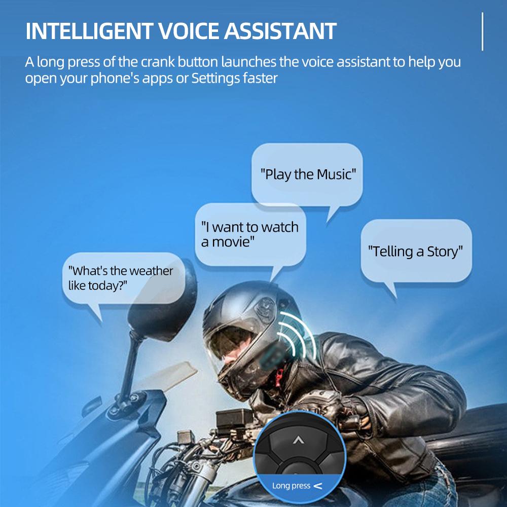 Wireless Bluetooth 5.3 Remote Button Helmet Earphone Motorcycle/Bike Handlebar Media Controller Car Steering Wheel Control