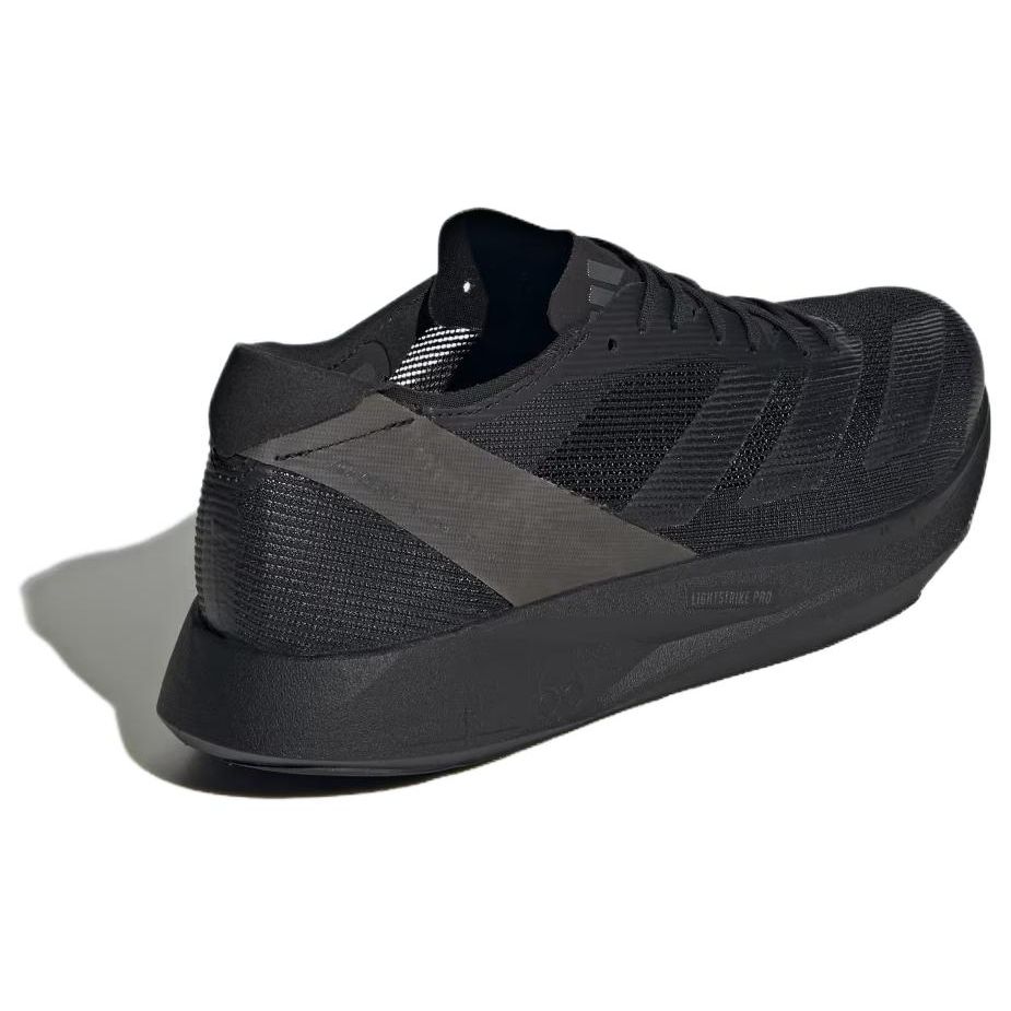 Adidas Adizero Takumi Sen 10 Comfortable Versatile Breathable Low-Top Marathon Racing Running Shoes Unisex Running Shoes Black Gray IG7400
