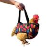 Washable Chicken Carry Bag for Nearby Errands, Canvas Transport Bag with Head-Out Opening and Reinforced Handles