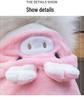 Pig Plush Fleece Costume for Cats & Small Dogs - Autumn/Winter Apparel