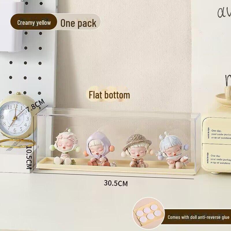 Cutie de Afișare Acrilică Transparentă pentru Depozitarea LEGO și a Modelelor, Finisaj Mat cu Bule Antistropi