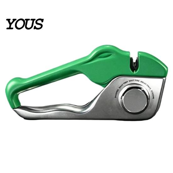Heavy Duty Bread Knife Sharpener 5-Stage with Adjustable Rotary Slot, Professional Manual for Dull Versatile Blade Polisher Knives Scissors