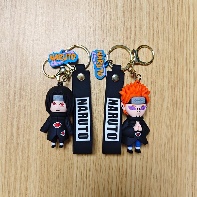 Naruto Character Keychain: Naruto, Hinata, Kakashi, Sasuke, Jiraiya Pendant Doll Keyring