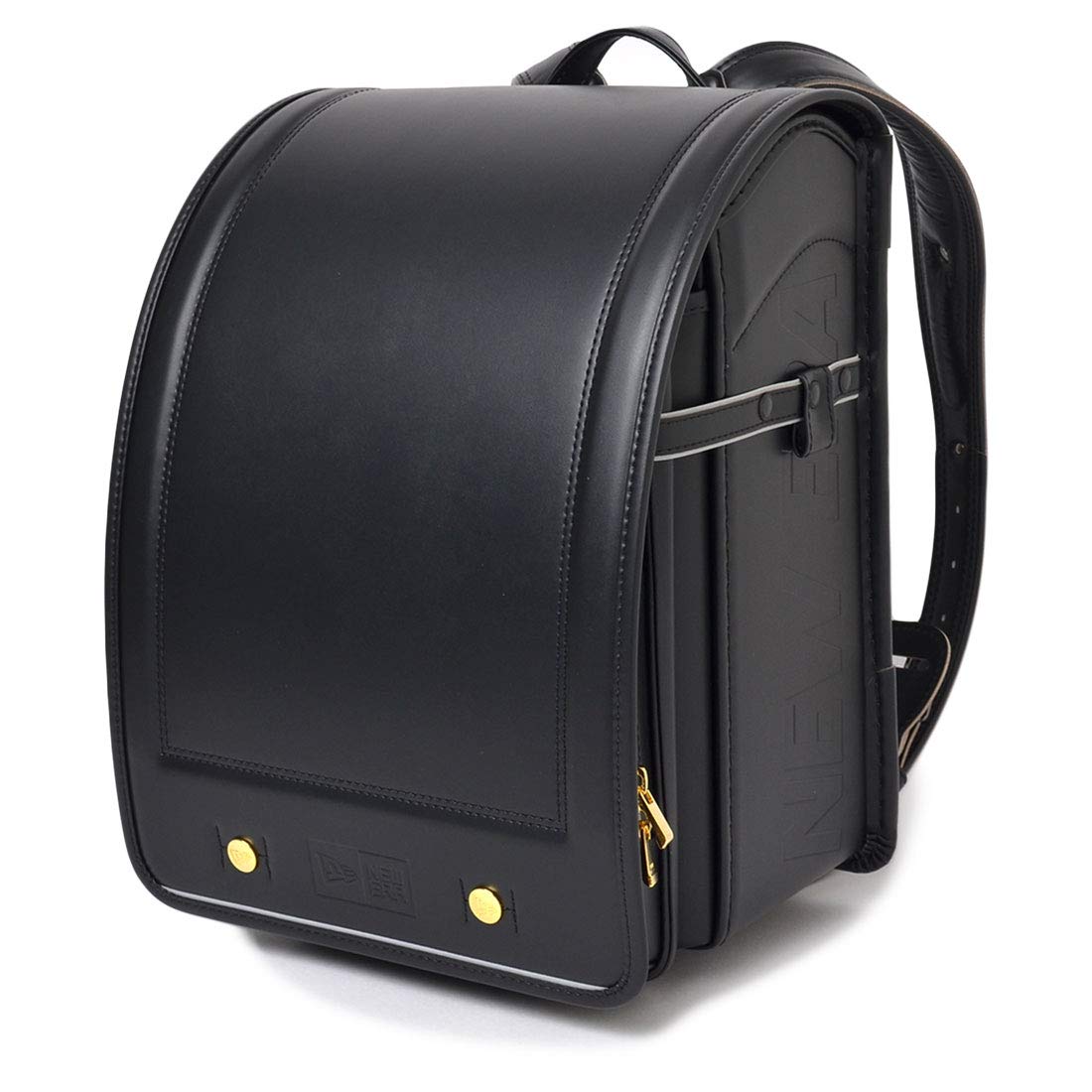 

Рюкзак NEWERA для хлопчиків та виготовлений у 2021 році, вуличний, сумісний з форматом A4, з плоским дном, автоматичний замок [New Era] для дівчаток, чорний, легкий, Японія, модель, 6-річний чорний