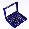 Rectangle Velvet Jewelry Packaging Storage Korean Gift Box Rings Displays Case Jewelry Show Box
