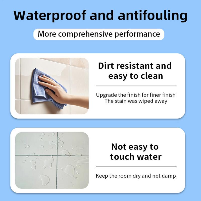 500g Badezimmerfliesen-Farbset, wasserbasiert, schnelltrocknend, Badezimmer-Renovierungsset, Badewannen-Abdeckset, wasserbasiert für Badewannen und Waschbecken