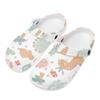 Unisex Casual Printed EVA Clogs Flexible Breathable Slip On Casual Shoes Flexible Soft Sole Summer Sandals Easy Daily Wear