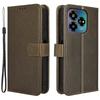 For ZTE Axon 60 Lite/Blade V60 Vita Phone Case PU Leather Diamond Texture Shockproof Cover
