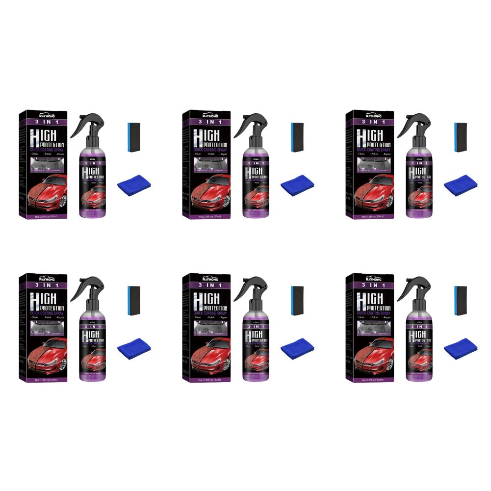 3 In 1 Quick Coating Spray High Protection Shine Armor Ceramic Car Wash Car Shield Coating Cleaning Nano Polishing Paint Wax