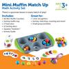 Learning Resources Fingertip Educational Divide and Count Mini Muffins Math Set LER5556, Authentic, 12.70 X 11.50 X 10.20 Inches