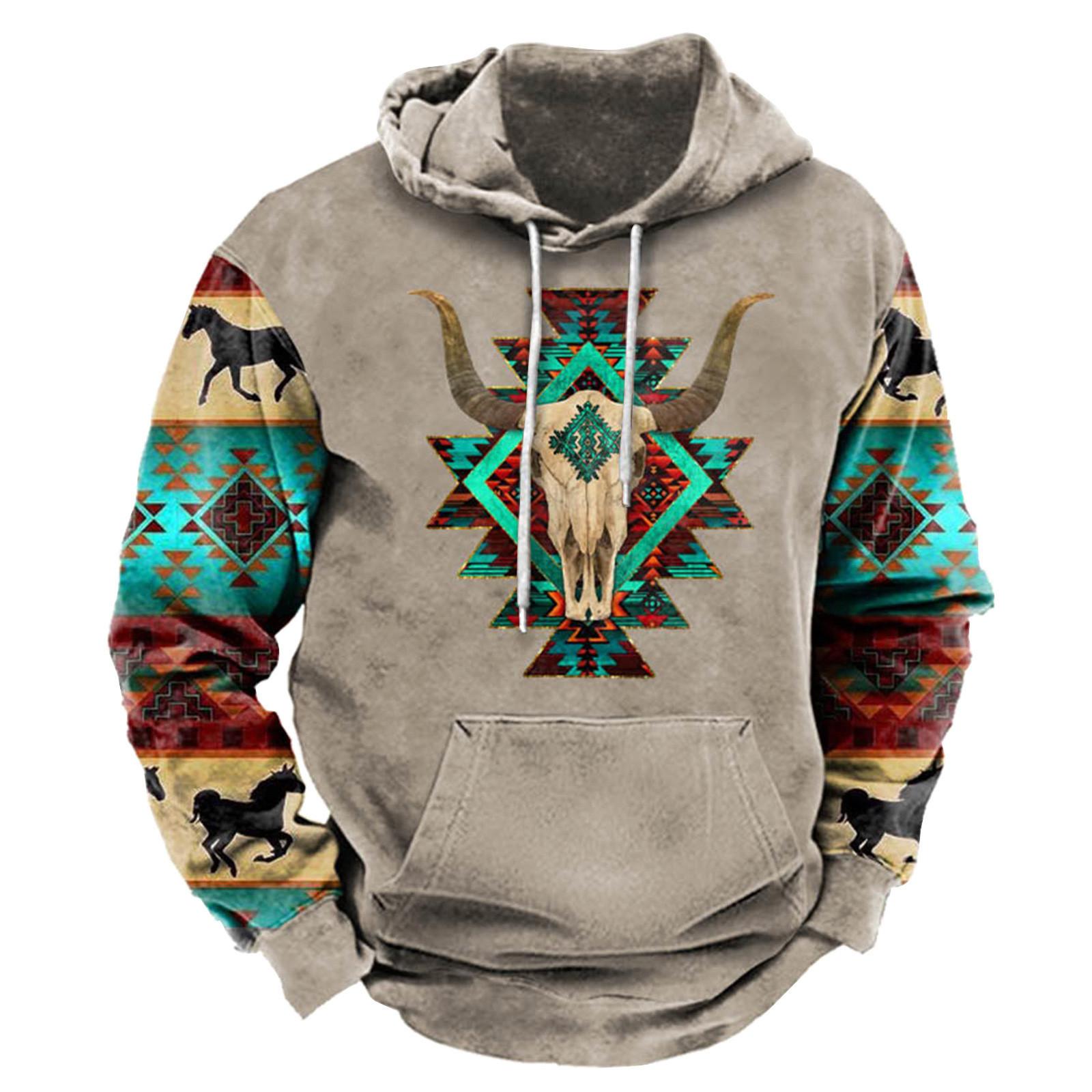 

Модний вільний чоловічий і жіночий светр з довгим рукавом і капюшоном XL хакі