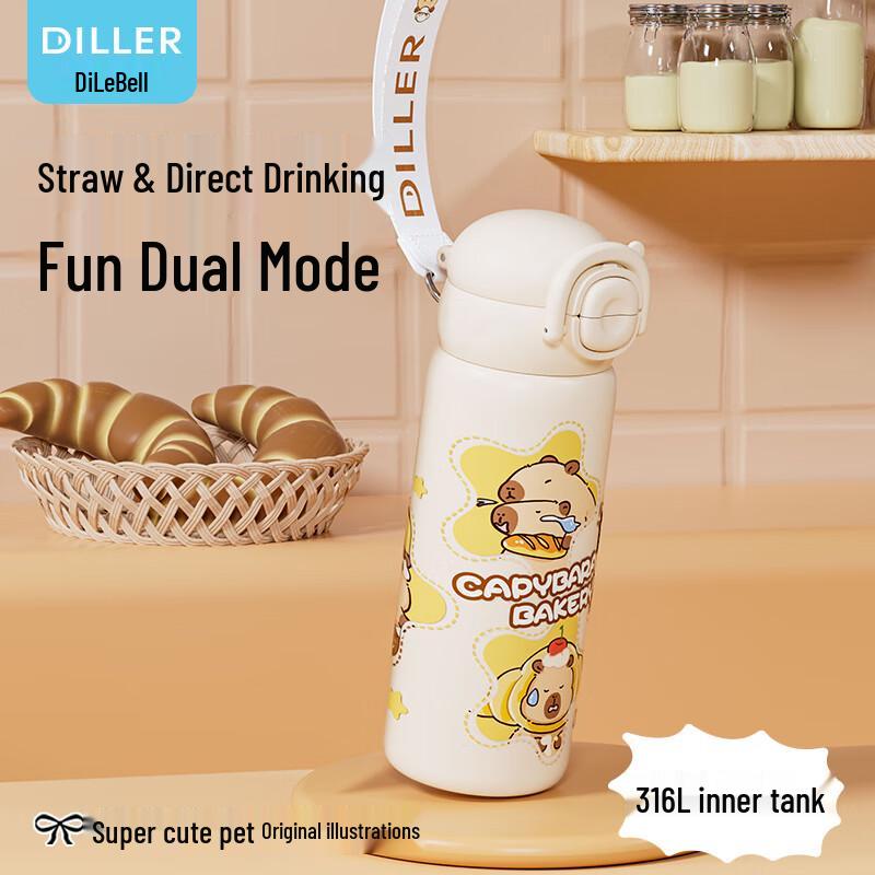 

DILLER Capybara Insulated Water Bottle