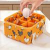 Padded Dividers Egg Collecting Basket Foldable Egg Bags Cute Egg Gathering Basket  Farm Chores