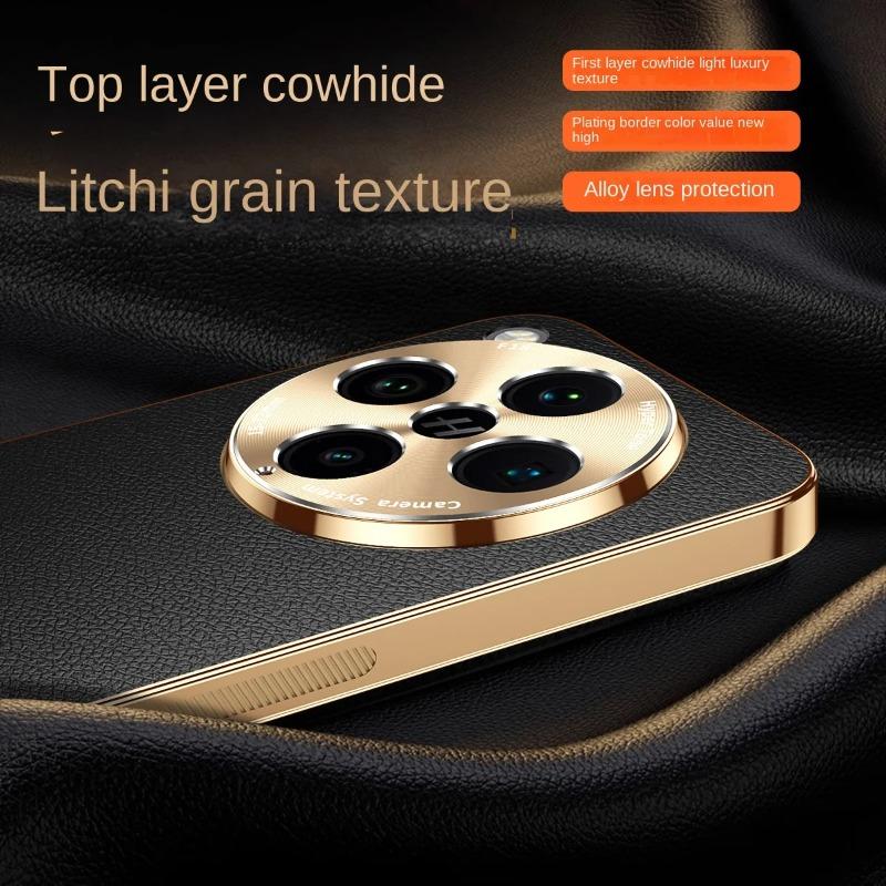 Pouzdro Pro OPPO Find X8 Ultra Kožené Pokovené Nárazuvzdorné Pouzdro Pro Find X8 X6 Pro X7 X8 Ultra Textura Vzor Liči Nárazník Skořepina