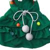 Cat Cloak Cape Christmas Tree for Small Medium Girl Dogs, Cat Wedding Costume Adjustable Cloak Cape