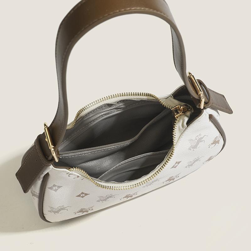 Cartoon Style Baguette Bag Feminine Tote Everything Stylish One Shoulder Underarm Bag