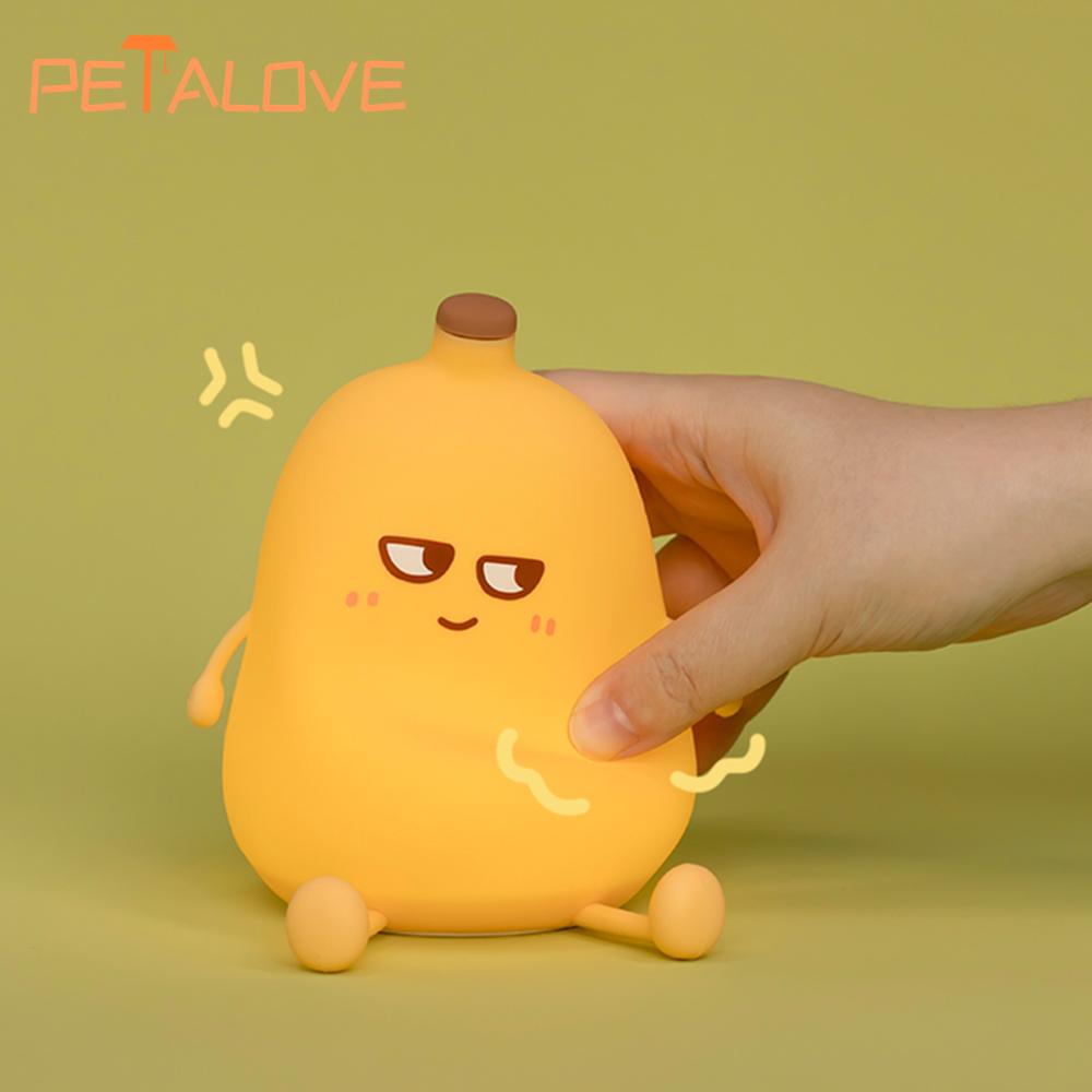 Capybara Night Light Rechargeable Mobile Smart Settings Timing Silicone Lamp Unique Bedside Decoration Pat Brightness Adjustment